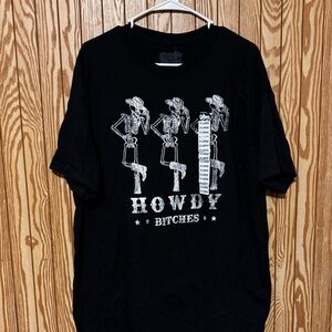 Spencer's Black Skeleton Graphic Tee